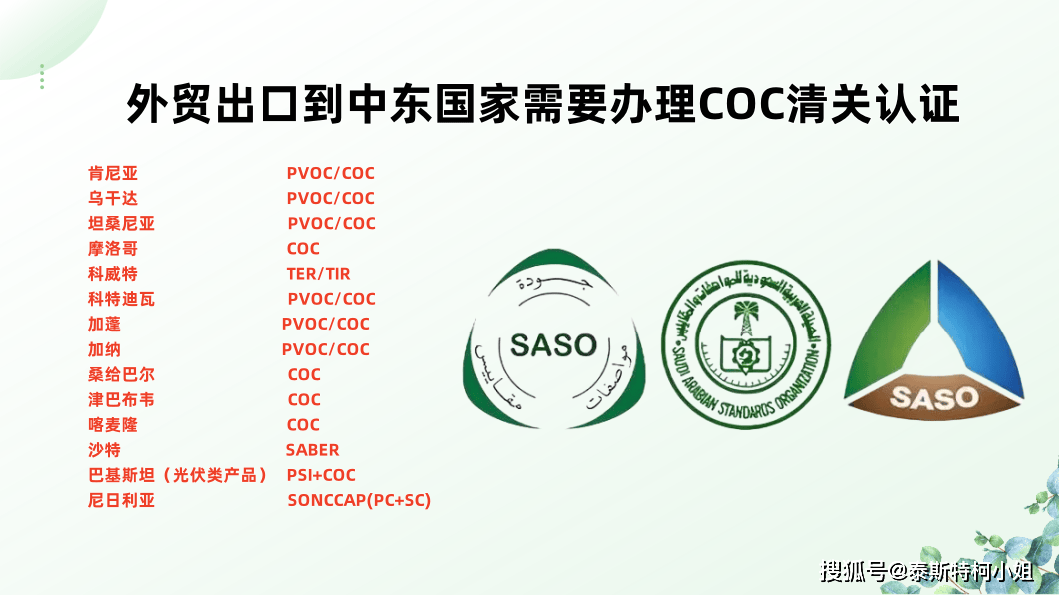 出口喀麦隆清关证书COC办理的准备工作