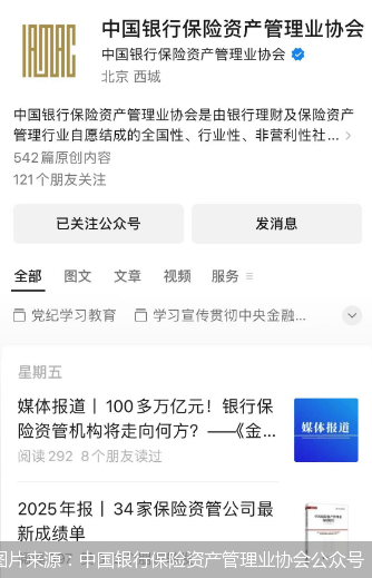 中国保险资产管理业协会公众号更名为中国银行保险资产管理业协会